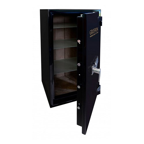 Сейф зламостійкий GRIFFON CLE III.125.E COMBI GLOSS BLACK - Фото №2