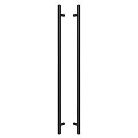 Ручки скоби ABARO Bali 90° L:1400 X:1200 D:32mm SS 304 чорний RAL 9005 (комплект)