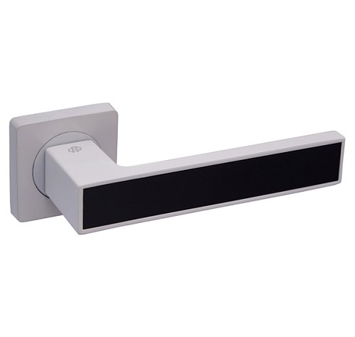 Ручки на розеті GAVROCHE Magnium AL-A1 WHITE/BLACK білий/чорний - Фото №2