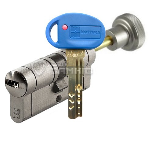 Циліндр MOTTURA Champions Pro CP4P 77T (46*31T) матовий хром - Фото №1
