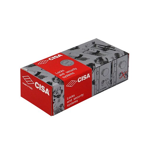 Циліндр половинка CISA C2000 70 (60*10) нікель матовий 3 ключі - Фото №32