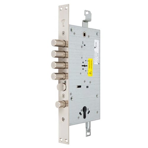 Механізм замка MUL-T-LOCK Matrix DFM30328M Двосистемний (BS65*85мм) хром полірований без зв.планки - Фото №4