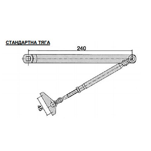 Дотягувач RYOBI 9903 STD до 60кг Бронза Металік - Фото №12