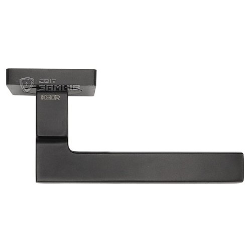 Ручки на розеті KEDR R06.180-AL black mat чорний матовий - Фото №3
