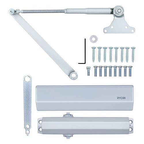 Дотягувач RYOBI DS-2055P BC PRL HO з фіксацією до 80кг Сірий - Фото №8