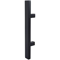 Ручка скоба ABARO Sydney 90° L:400 X:200 W:40*20mm SS 304 чорний RAL 9005 (половинка)