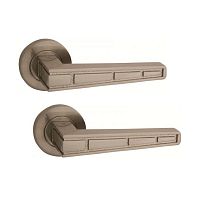 Ручки на розеті ORO/ORO Steps (16E) MSN матовий нікель