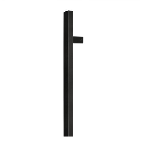 Ручка скоба ABARO Sydney 90° L:1600 X:1400 W:40*20mm SS 304 чорний RAL 9005 (половинка) - Фото №7