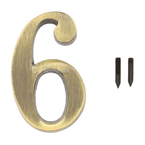 Цифра 6 OGR бронза - Фото №2
