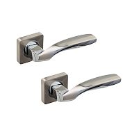 Ручки на розеті GAVROCHE Germanium AL-A1 SN/CP нікель/хром