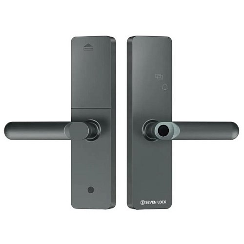 Комплект розумного замка SEVEN LOCK SL-7740BF накладний сірий - Фото №4
