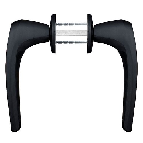 Ручки на розеті ABLOY Duetto 8/002 фарба чорна - Фото №2