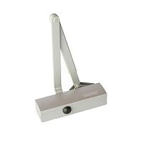 Дотягувач GEZE TS 1500 STD HO з фіксацією до 80кг Срібний