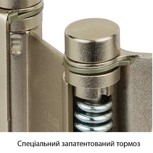 Завіс барний з гальмом ALDEGHI LUIGI 101AO150B 150 мм AO латунь - Фото №5