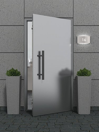 Ручка скоба WALA QA45RX 800/600.45 (половинка) труба 40*20 чорний матовий - Фото №2