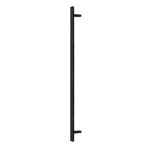 Ручка скоба ABARO Sydney 45° L:1800 X:1600 W:40*20mm SS 304 чорний RAL 9005 (половинка) - Фото №1