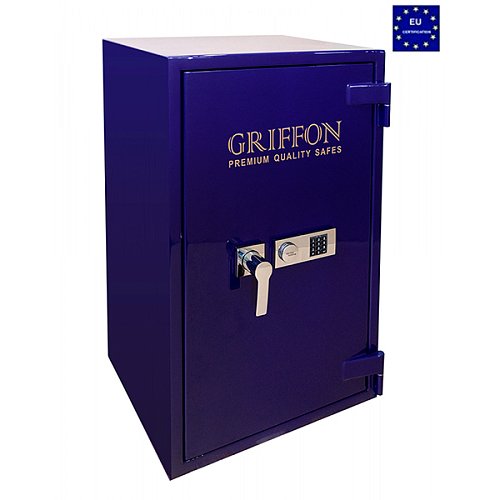 Сейф зламостійкий GRIFFON CLE III.110.E COMBI GLOSS BLUE - Фото №1