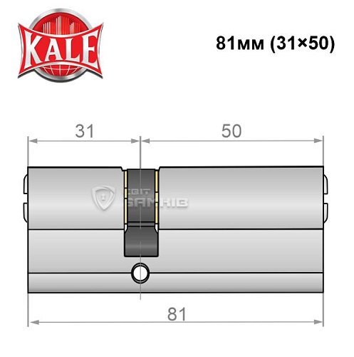Циліндр KALE 164BNE 81 (31*50) SN - Фото №4
