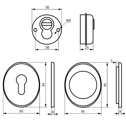 Протектор DISEC SFERIK BDS16 25мм бронза сатин - Фото №4