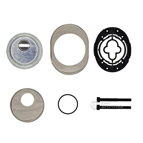 Протектор AZZI FAUSTO F23 ANT з юбкою 25 мм нікель сатин - Фото №4