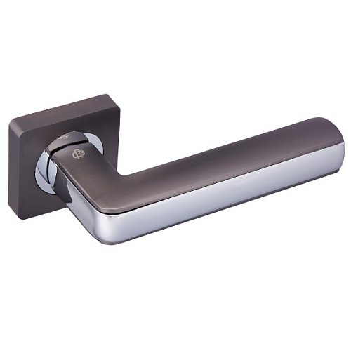 Ручки на розеті GAVROCHE Cromium AL-A1 MBN/CP графіт/хром - Фото №4