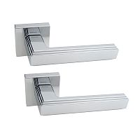 Ручки на розеті FORME Alila 293Q C01 хром полірований