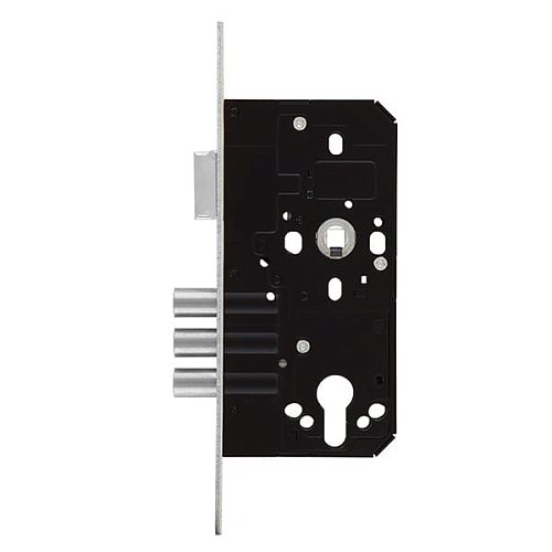 Механізм замка MUL-T-LOCK 972 (BS55*72мм) матовий хром - Фото №2