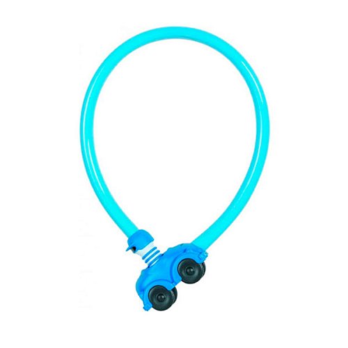 Замок для велосипеда ABUS 1505/55 My First Abus з тросом 55 см 2 ключа Blue синій - Фото №1