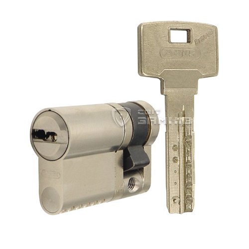Циліндр половинка ABUS Bravus 3500 MX Magnet (модульний) 40 (30*10) нікель сатин 3 ключа - Фото №1