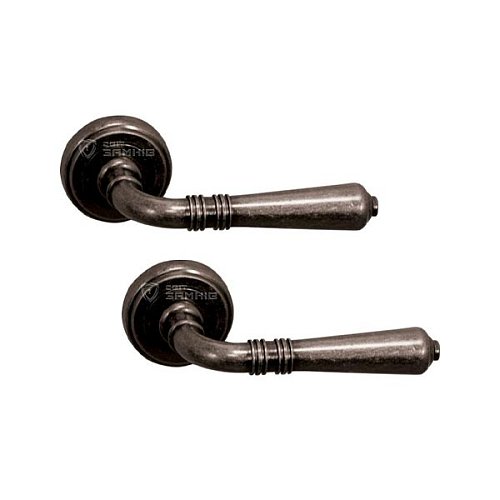 Ручки на розеті RDA Antique Collection RJ 33 (WCRJ33-RYRJ33) античне срібло - Фото №1
