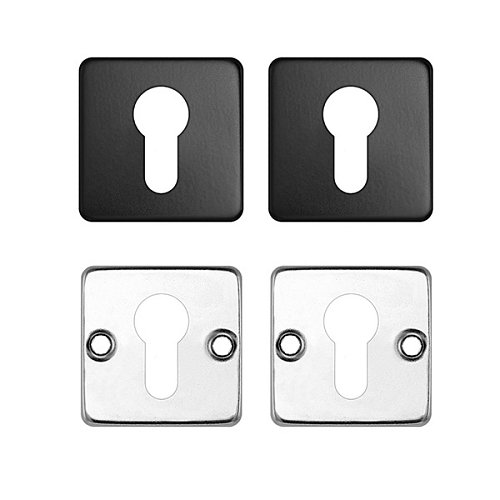 Накладки на серцевину ROSTEX H53 PZ SQUARE матова чорна - Фото №3