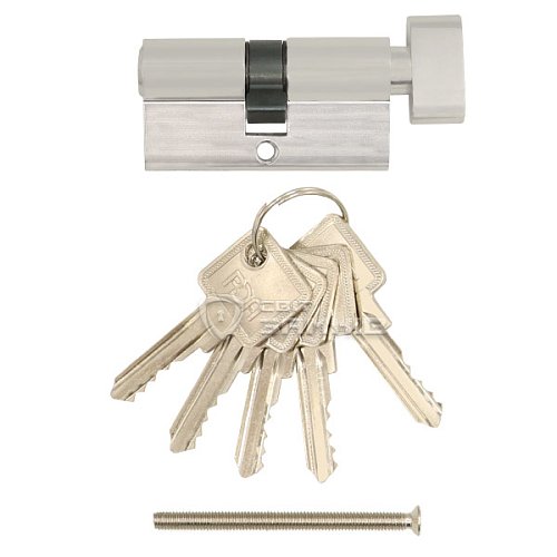 Циліндр RDA 60T (30*30T) вороток матовий хром - Фото №5