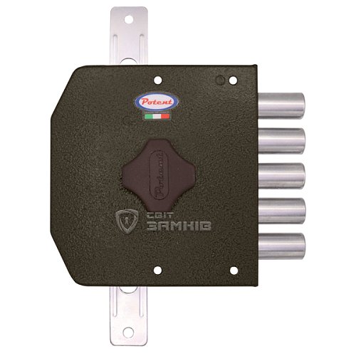 Замок накладний POTENT 495 (BS60мм) лівий 3 ключа - Фото №2