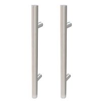 Ручки скоби ABELIX Aspen L:1400mm X:1200-90° 30mm SS нерж. сталь (комплект)