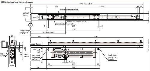 Дотягувач прихований RYOBI COU-52 SLD L до 45 кг лівий - Фото №6