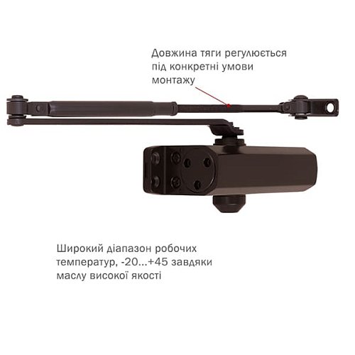 Дотягувач RYOBI 9903 STD до 60кг Коричневий - Фото №3