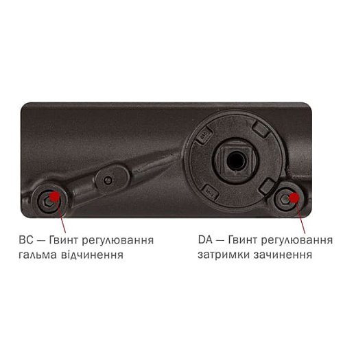 Дотягувач RYOBI DS-4550T BC/DA SLD HO з фіксацією до 80кг Коричневий - Фото №8