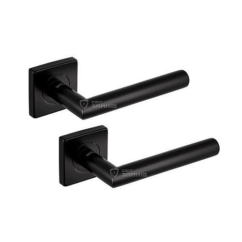 Ручки на розеті MVM S-1136 (T12-E12) BLACK чорний - Фото №1