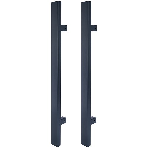 Ручки скоби ABARO Sydney 90° L:600 X:400 W:40*20mm SS 304 антрацит RAL 7016 (комплект) - Фото №2