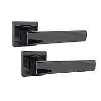 Ручки на розеті KEDR R08.144-AL black nickel чорний нікель