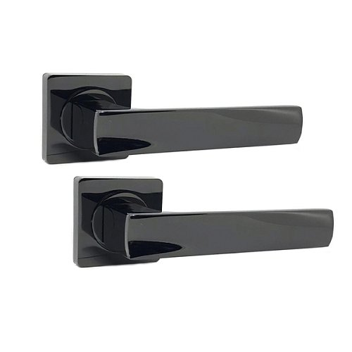 Ручки на розеті KEDR R08.144-AL black nickel чорний нікель - Фото №1