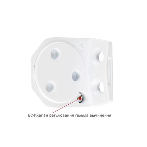 Дотягувач RYOBI DS-2005V BC STD HO з фіксацією до 100кг Блискучо білий - Фото №7