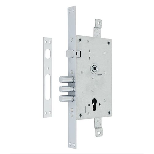 Механізм замка MUL-T-LOCK 352R (BS65*85мм) хром полірований - Фото №1