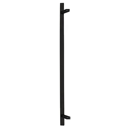 Ручка скоба ABARO Sydney 45° L:1800 X:1600 W:40*20mm SS 304 чорний RAL 9005 (половинка) - Фото №4