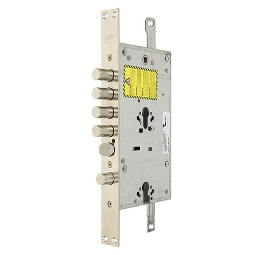 Механізм замка MUL-T-LOCK CTM30328 L.O.G. Двосистемний (BS65*85мм) хром полірований без зв.планки - Фото №1