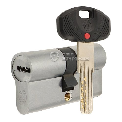 Циліндр SECUREMME K2 90 (35*55) матовий хром - Фото №1