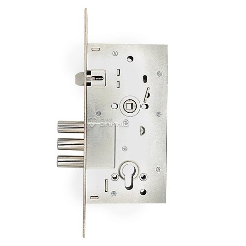 Механізм замка MOTTURA DP58171000 (BS60*85мм) нікель матовий - Фото №3