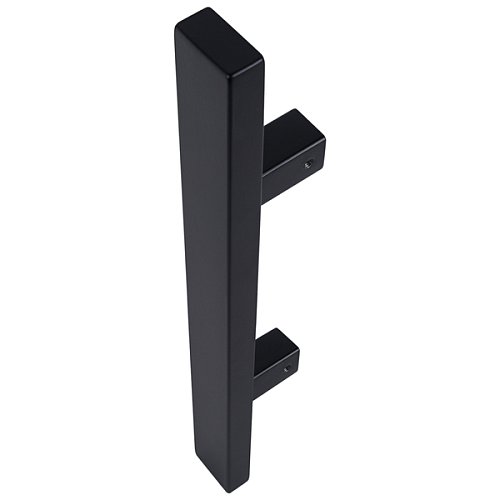 Ручка скоба ABARO Sydney 90° L:600 X:400 W:40*20mm SS 304 чорний RAL 9005 (половинка) - Фото №4