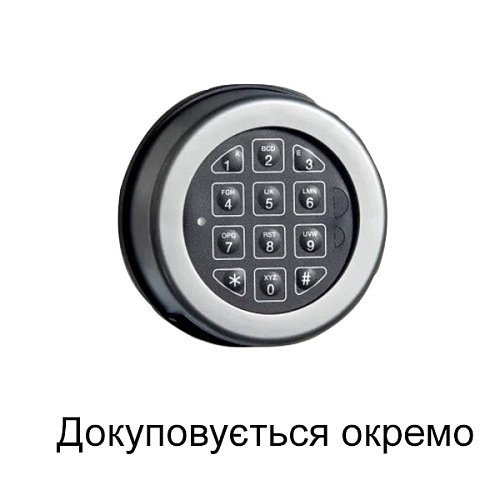 Механізм замка сейфовий M-LOCKS EM2020 електронний кодовий (без кодонабирача) - Фото №2