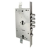 Механізм замка MUL-T-LOCK B-Lock M Двосистемний (BS63*85мм) хром полірований без зв.планки